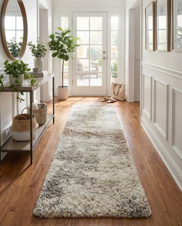  2' 7 x 13' Soft Touch Shag Runner Rug