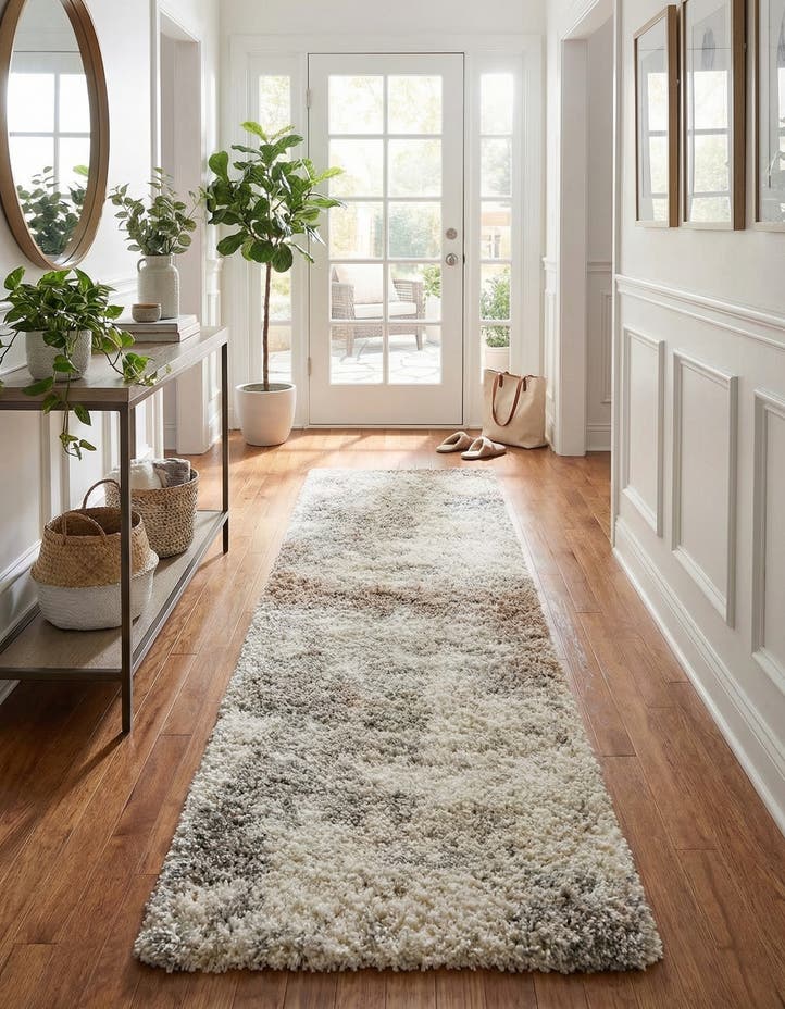 2' 7 x 13' Soft Touch Shag Runner ...