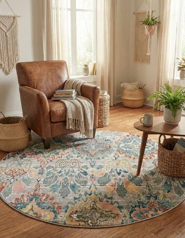 Charleston Round Rug
