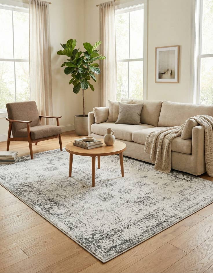 Detail image of 7' x 10' Monaco Rug With Pad Bundle