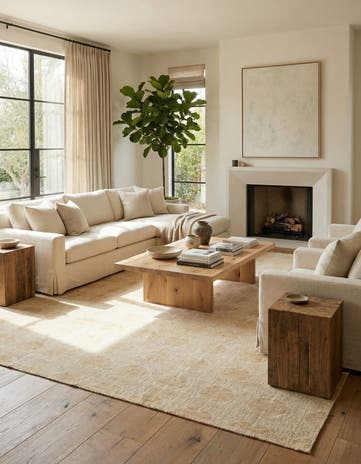 8' 8 x 12' Hand Knotted Darya Wool Rug
