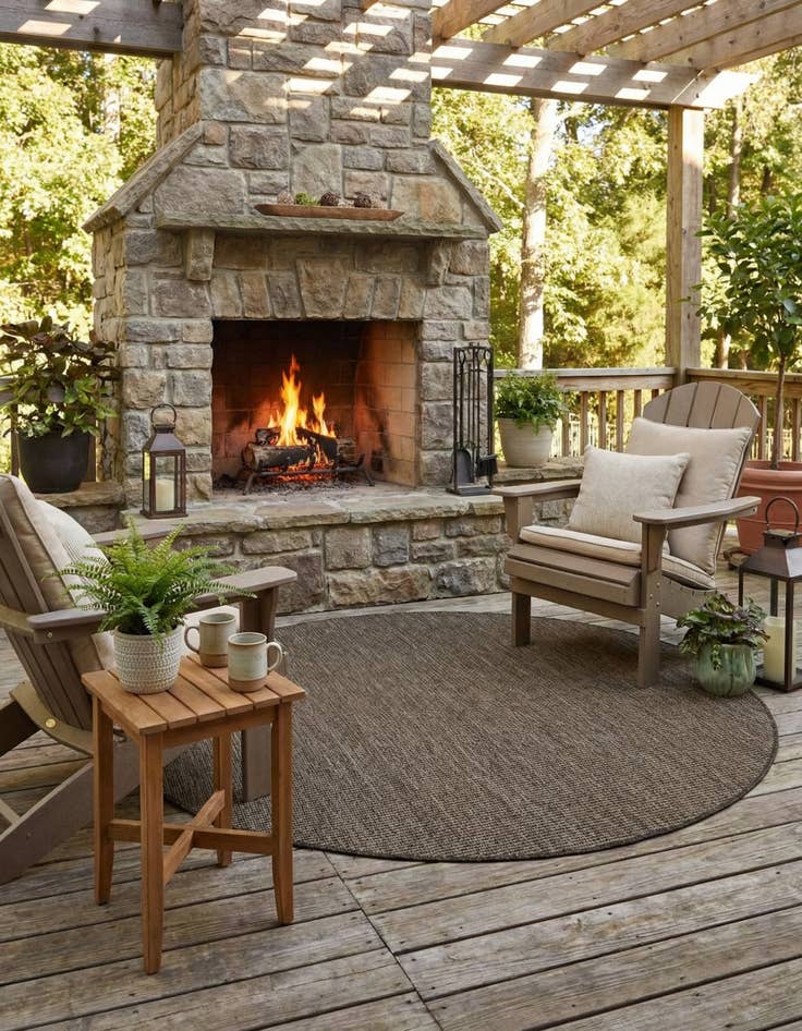 Detail image of 3' x 6'  Washable Solid Indoor / Outdoor Hearth Rug