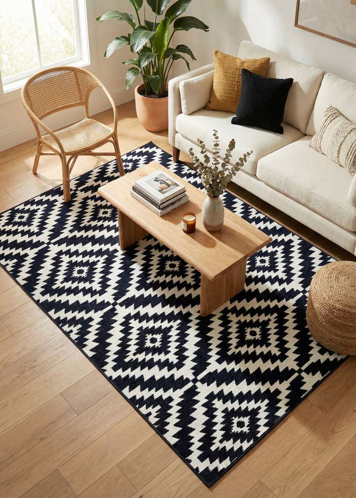 5' x 8' Easy-Clean Sabrina Soto Indoor / Outdoor Rug