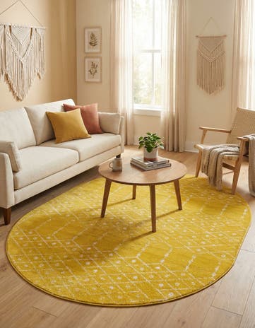 7' 10 x 10' Paxon Trellis Oval Rug