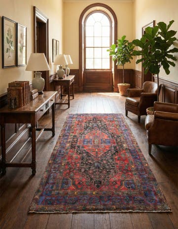 5' 2 x 9' 10 Hamedan Runner Rug