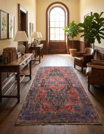 5' 2 x 9' 10 Hamedan Runner Rug