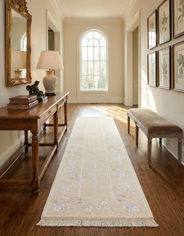 2' 7 x 9' 11 Hand Knotted Darya Wool Runner Rug