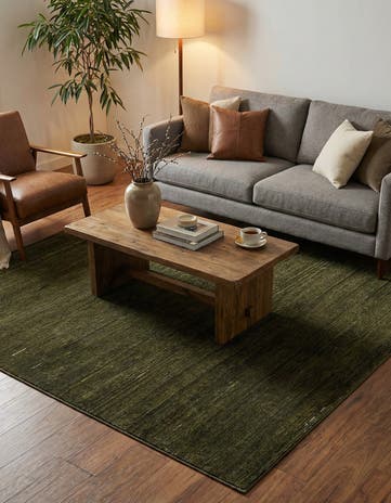Green Finsbury Square Rug