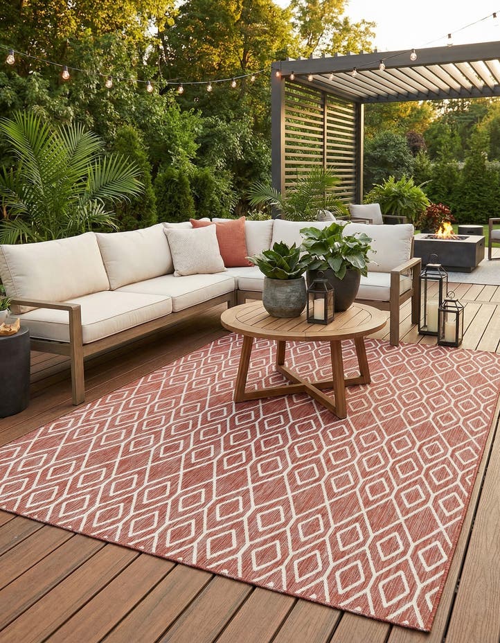 9' x 12' Easy-Clean Jill Zarin Turks and Ca...