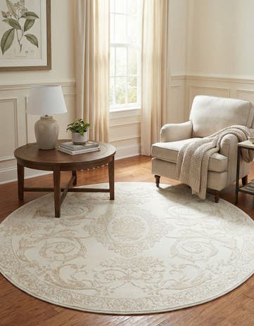 5' 3 x 5' 3 Finsbury Round Rug