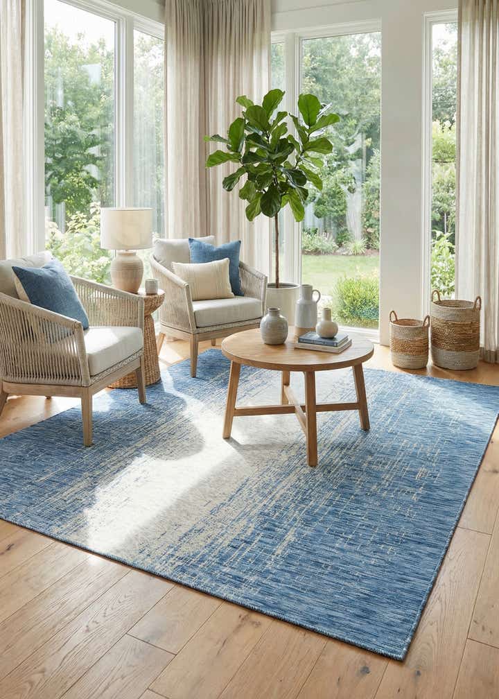 7' x 10' Easy-Clean Modern Indoor / Outdoor Rug