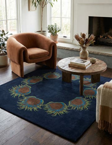 7' 6 x 7' 7 Luna Wool Square Rug
