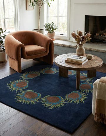7' 6 x 7' 7 Luna Wool Square Rug