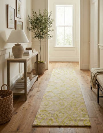 2' 4 x 9' 10 Hand Knotted Darya Wool Runner Rug