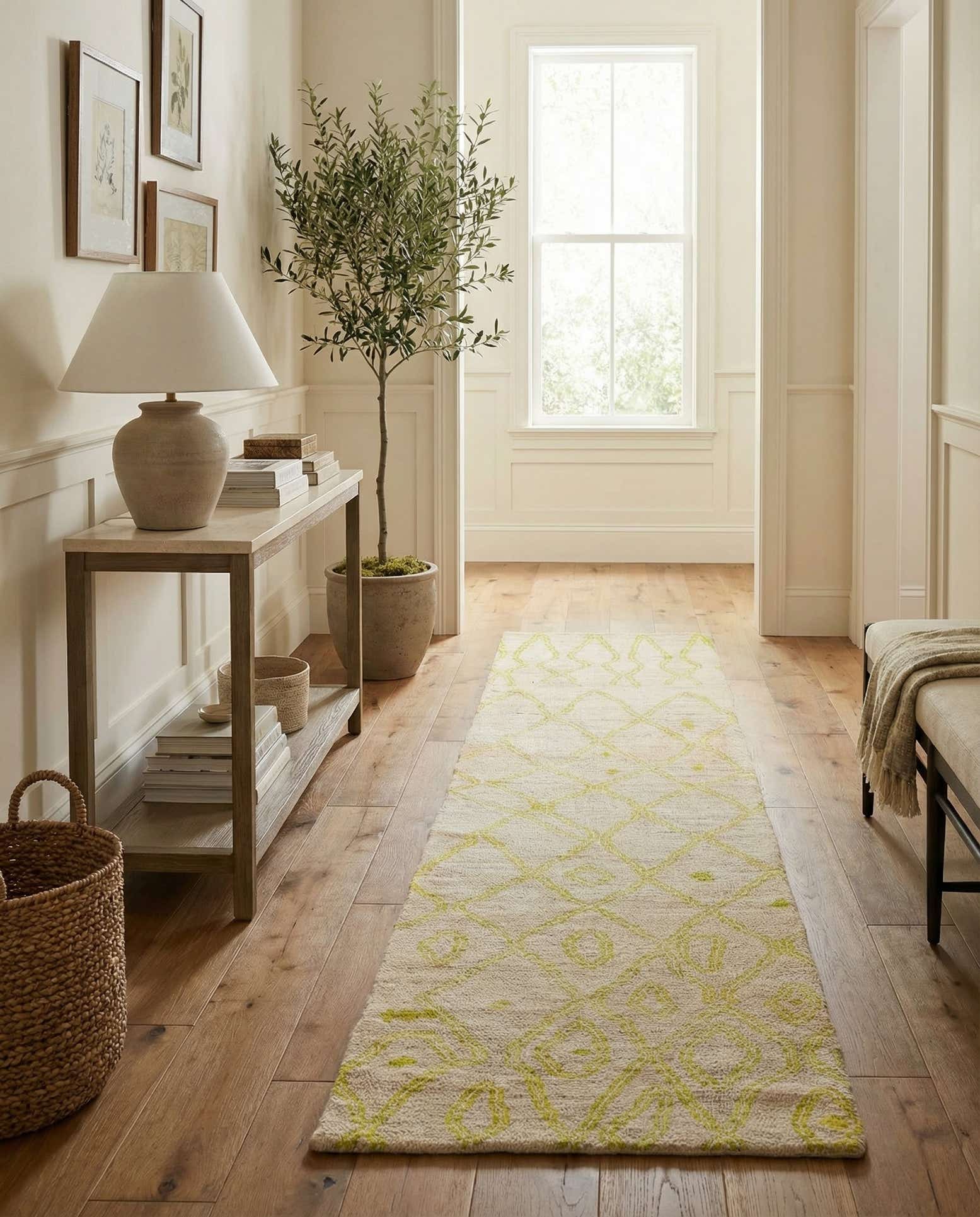 2' 4 x 9' 10 Hand Knotted Darya Wool Runner Rug