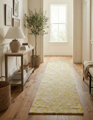 2' 4 x 9' 10 Hand Knotted Darya Wool Runner Rug