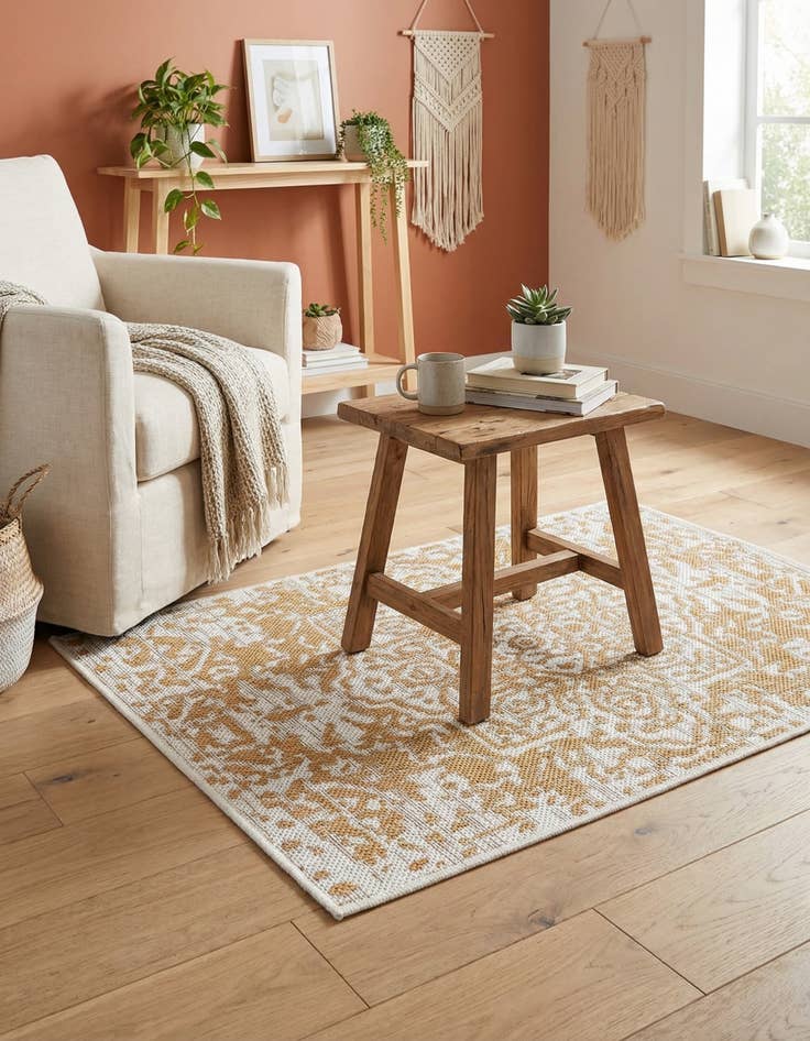 Detail image of 2' x 3'  Washable Jill Zarin Dubai Indoor / Outdoor Rug