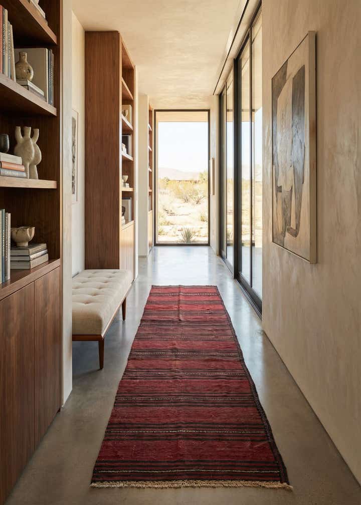 3' x 11' 9 Hand Woven Kilim Afghan Wool Runner Rug