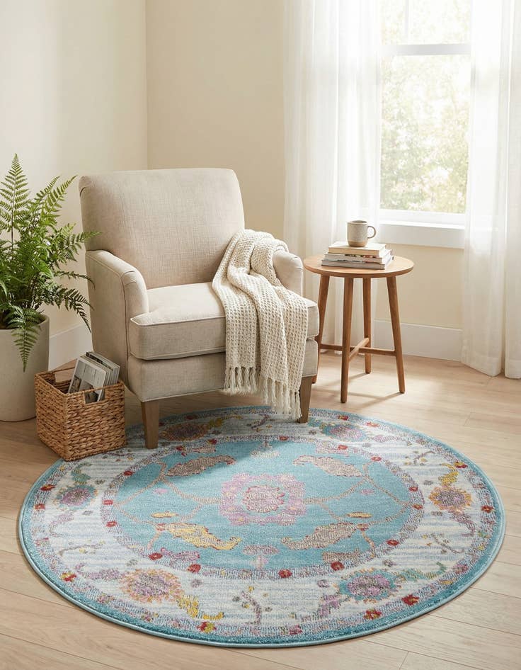 Detail image of  3' 3 x 3' 3 Paragon Round Rug