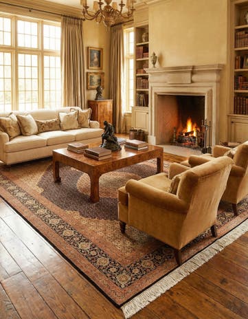 6' 7 x 9' 10 Tabriz Wool Rug