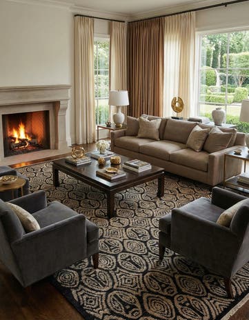 9' x 12' 5 Hand Knotted Darya Wool Rug