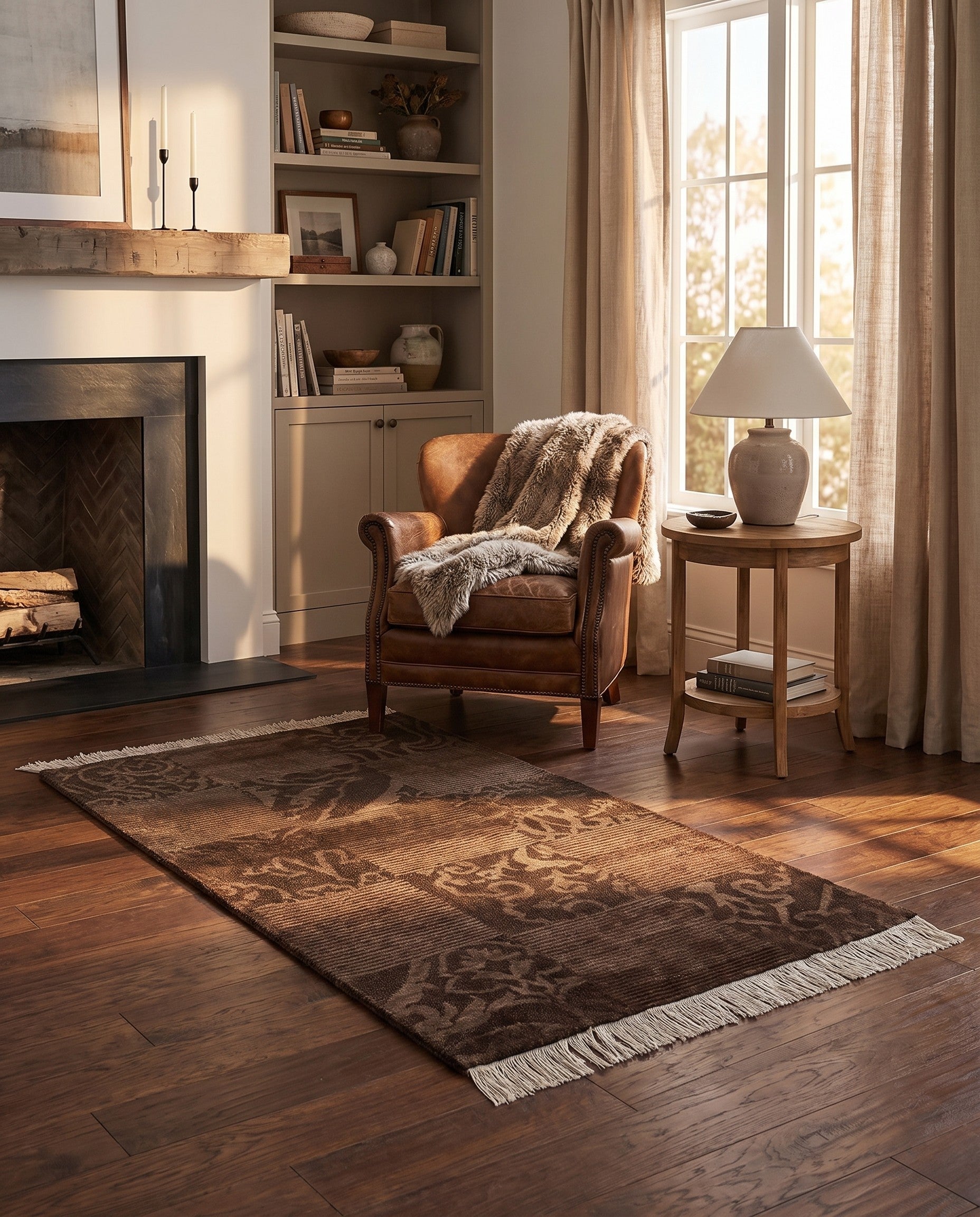 2' 8 x 4' 11 Hand Knotted Darya Wool Rug