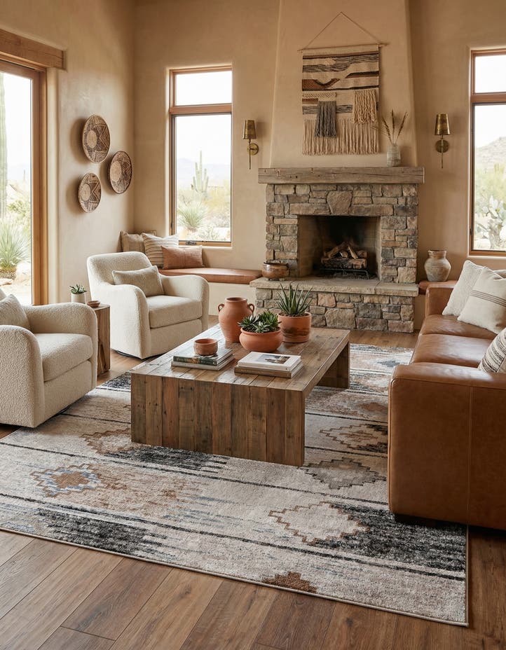 10' x 13' Eco Southwestern Rug