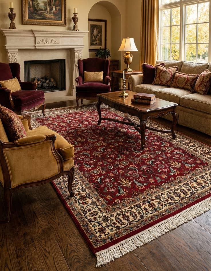 Detail image of  4' 1 x 6' 3 Lahour Rug