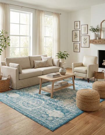 Turquoise Dover Rug