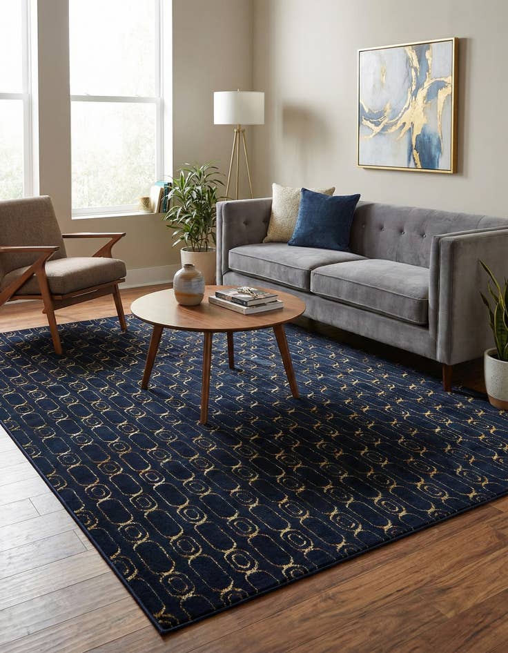 Detail image of 9' x 12' Vogue Geo Rug