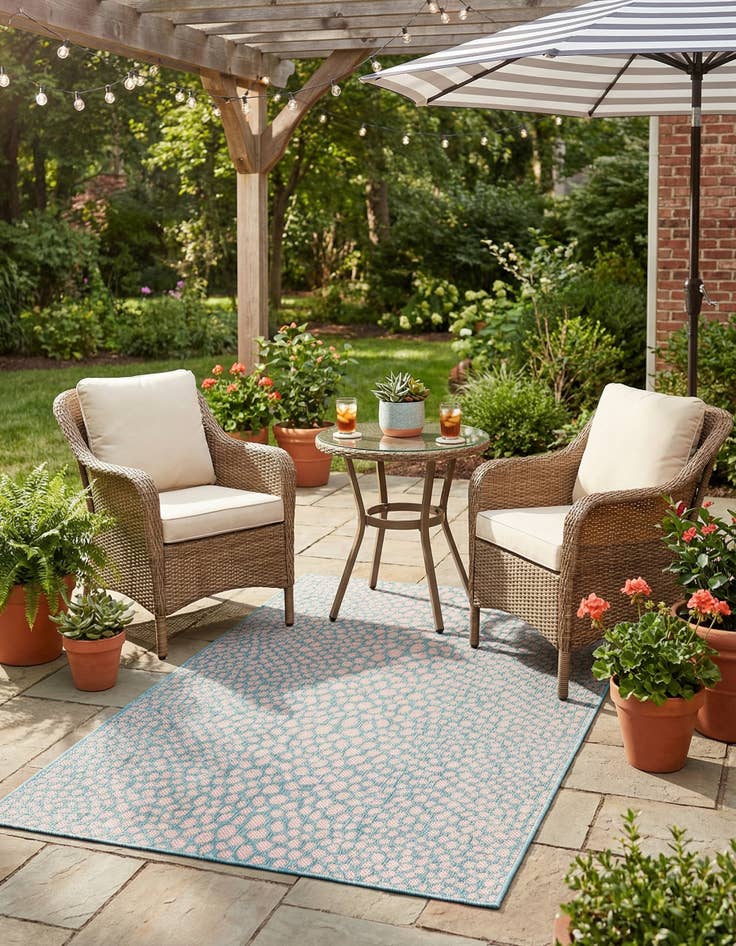 Detail image of 3' x 5' 3  Washable Jill Zarin Cape Town Indoor / Outdoor Rug