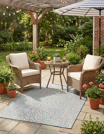 3' x 5' 3 Easy-Clean Jill Zarin Cape Town Indoor / Outdoor Rug