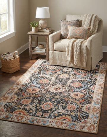 3' 6 x 5' 6 Washable Timeless Rug