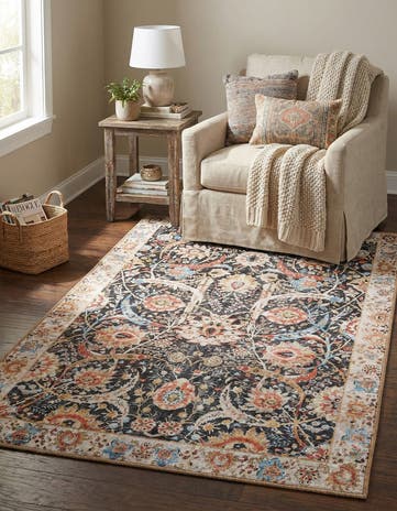 3' 6 x 5' 6 Washable Timeless Rug