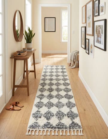 2' 7 x 12' Serenity Shag Runner Rug