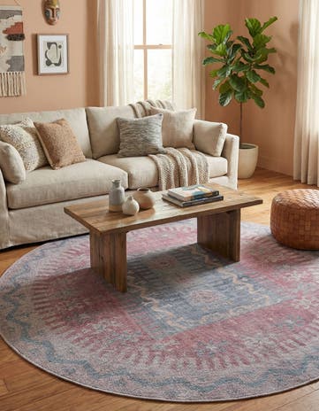 7' 10 x 7' 10 Washable Sisu Round Rug