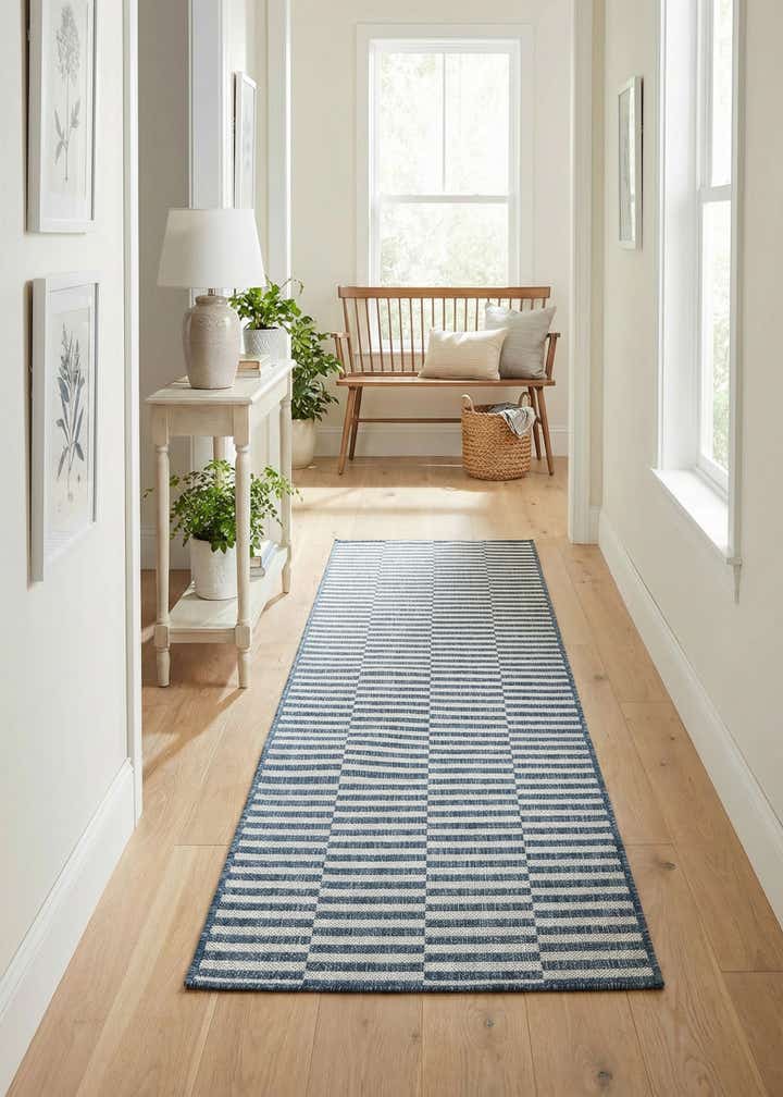 2' x 8' Easy-Clean Ribbon Indoor / Outdoor Runner Rug
