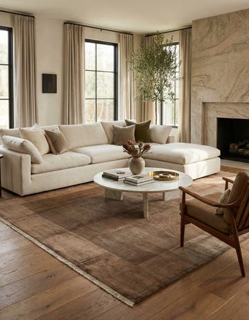 8' x 11' 6 Hand Knotted Darya Wool Rug