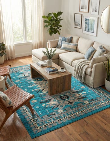 9' x 12' Heris Rug