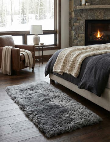 2' x 4' Sheepskin Runner Rug