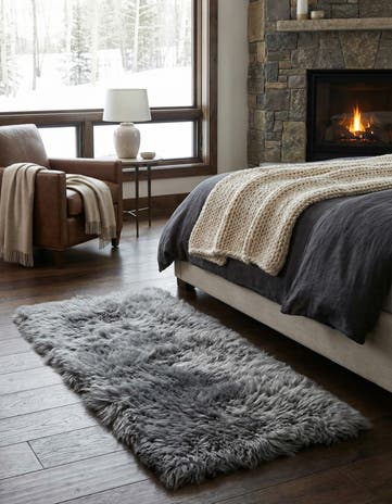 2' x 4' Sheepskin Runner Rug