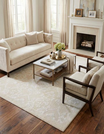 5' 7 x 7' 10 Hand Knotted Darya Wool Rug