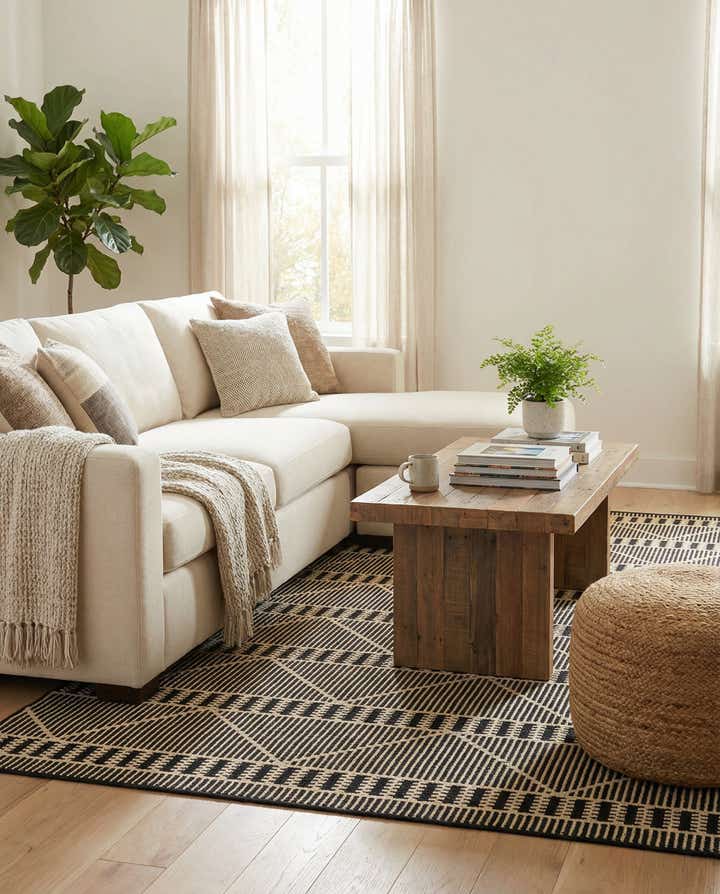 7' x 10' Easy-Clean Trellis Indoor / Outdoor Rug