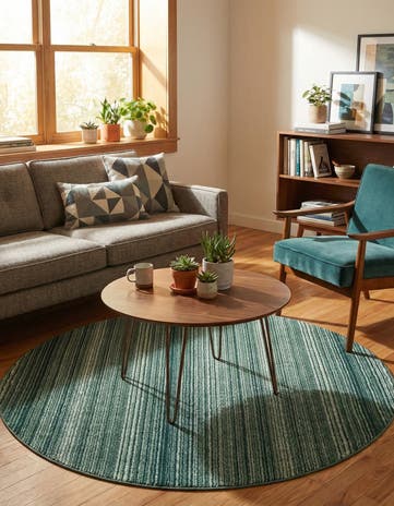 6' 3 x 6' 3 Gemstone Round Rug