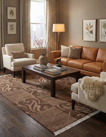 5' 9 x 8' Hand Knotted Darya Wool Rug