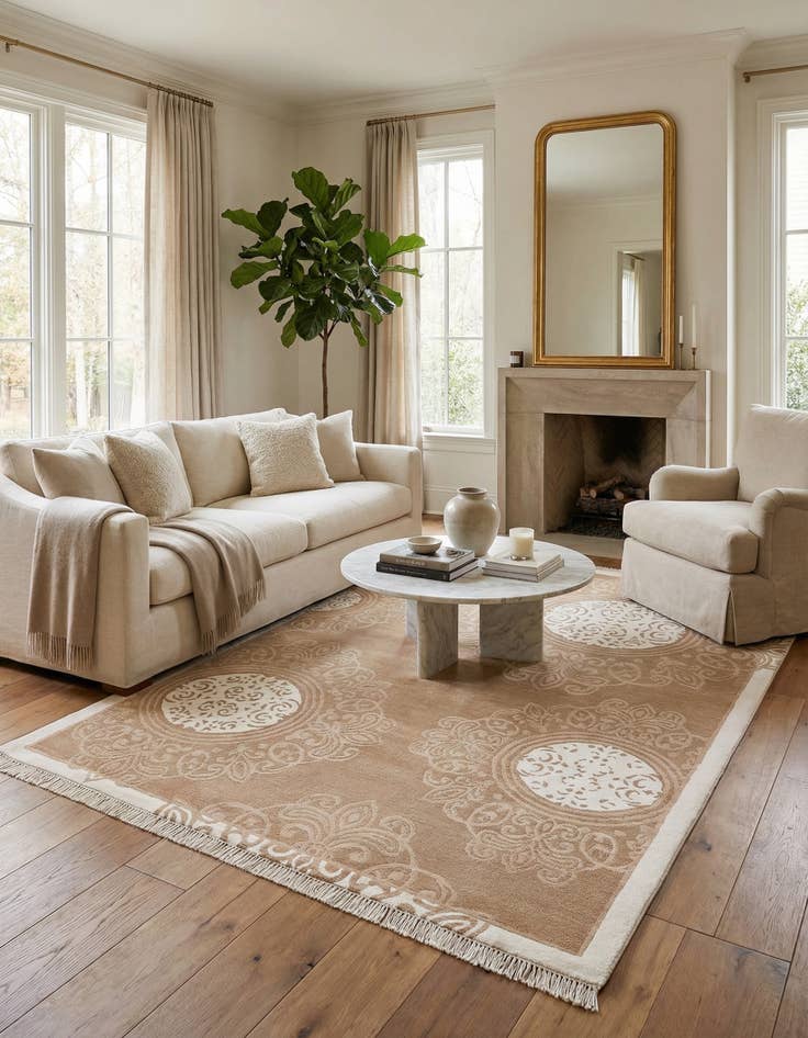 Detail image of 5' 9 x 8' 1 Darya Rug