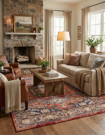 Terracotta Eden Rug