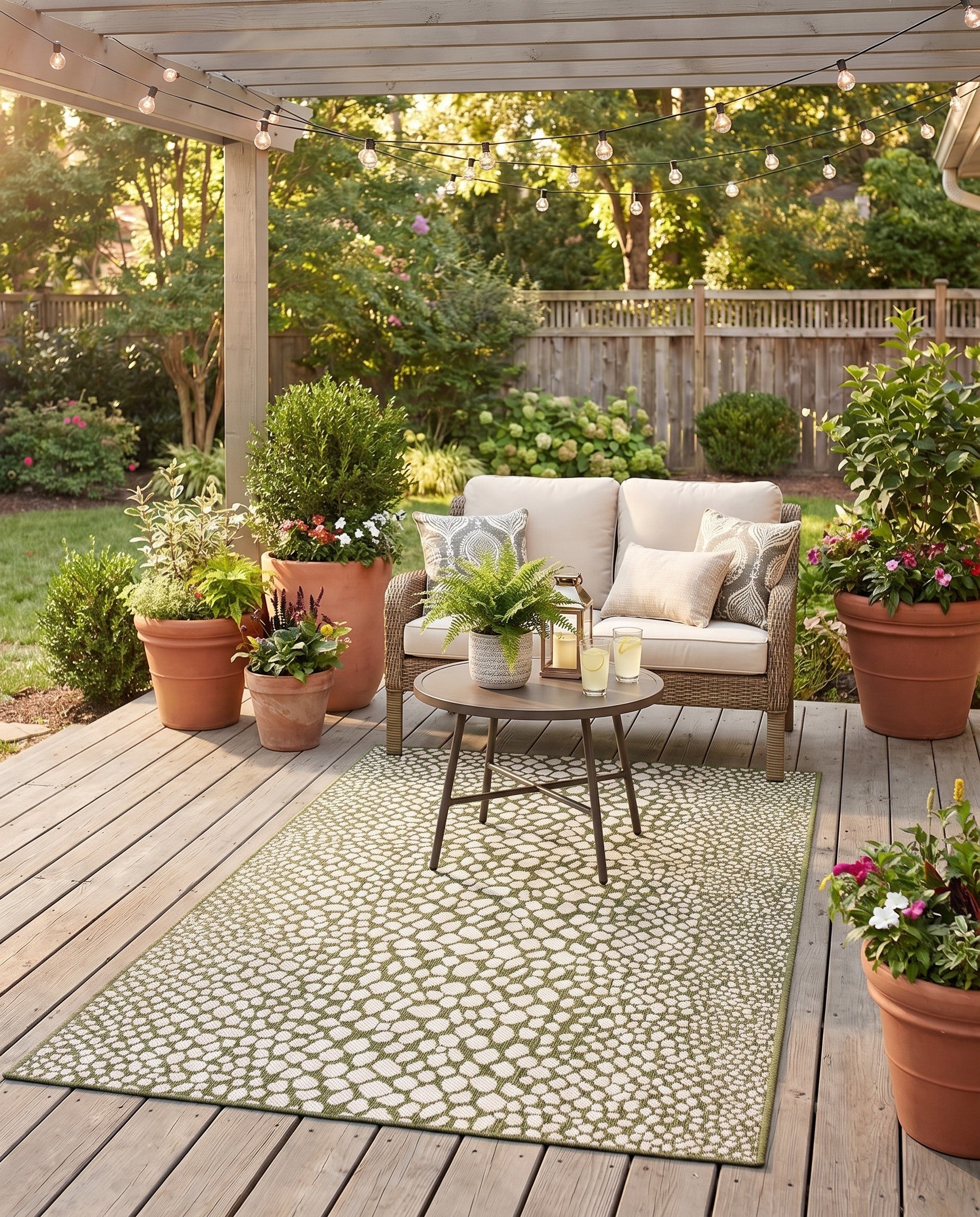 4' x 6' Easy-Clean Jill Zarin Cape Town Indoor / Outdoor Rug
