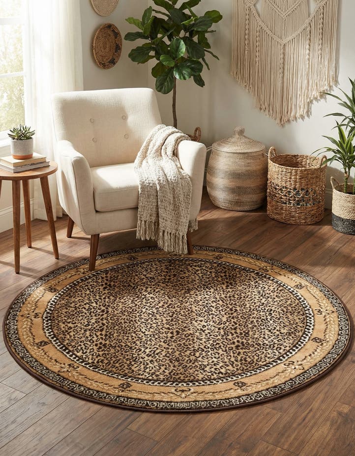 4' x 4' Savannah Round Rug