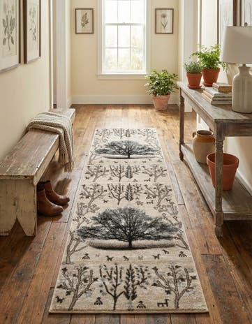 Beige Laguna Runner Rug
